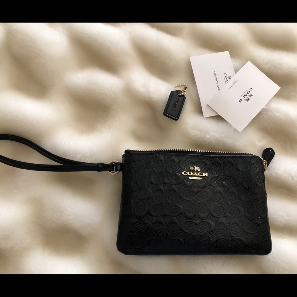 Coach Patent Leather Wristlet